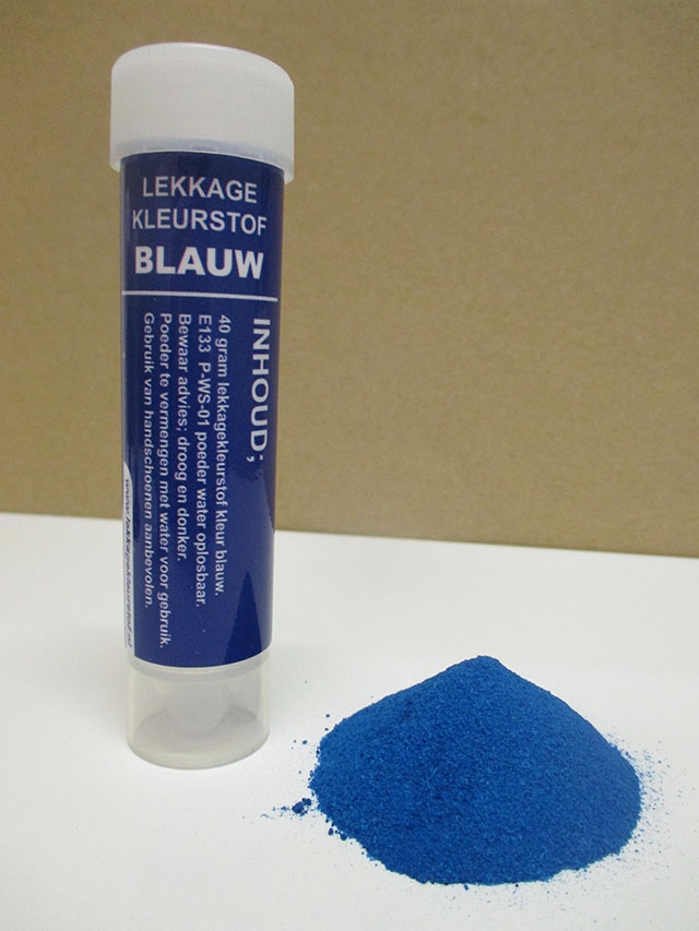 Kleurenpoeder blauw